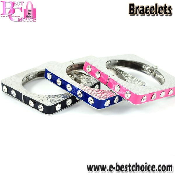 FC-6054 PK Square Bangle Bracelet